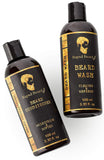 Beard Shampoo and Beard Conditioner Wash & Growth kit for Men Care - Softener & Moisturizer for Hydrating, Cleansing and Refreshing Beard and Mustache Gift Set (Classic, 100ml (3.4 fl oz))