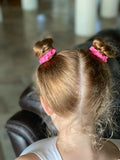30PCS Small Scrunchies For Hair For Toddler Girls,Great Baby Elastic Hair Ties For Kids Brithday Party, Hair Bands Ponytail Holder Hair Accessories