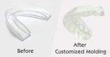 Mouth Guard for Grinding Teeth - 4 Pack | Thin and Trim Anti Grinding - Teeth Whitening Dental Guard | Stops Bruxism & Clenching | USA Made - No BPA, Includes Mouth Guard Case & Cleaning Tablets