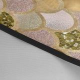Professional Barber Supplies Tool Golden Fish Scales Cape Cover Cloak Hair Dyed Hair Waterproof Cloth Anti-Static Hairdressing Haircut Apron Hair Dressing Gown Cape