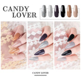 Dipping Powder Nail Starter Kit - 6 Pastel Fall Winter Colors Candy Lover Dip Powder System Acrylic for French Nail Art Essential set, No Curing Needed Portable Kit for Travel