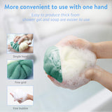 Silicone Back Brush and Loofah Set 2020 Updated 31inch Silicone Bath Scrubber 60g Skin Exfoliating Shower Sponge for Women and Men a lot of Foam Makes Easier to Exfoliate