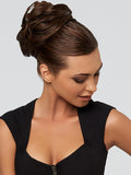 Style-a-Do Hair Wrap Color R830 GINGER BROWN - Hairdo 6" Length Chignon Tru2Life Heat Friendly Elastic Band Synthetic Updo Bun Hairpiece
