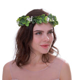 Christmas Wedding Flower Crown Boho Bridal Flower Wreath Babies Breath Hair Crown Headpiece