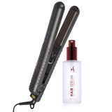 Herstyler Argan Oil Hair Serum and Superstyler Ceramic Flat Iron Set