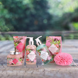 spa basket gift sets,Bath & Body 7 Pcs Gift Set with Lily Scent.