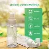 Small Plastic Spray Bottles ULG Empty Fine Mist Spray Bottles 12 Pack 2.7oz/80ml Clear Refillable Container Mini Travel Spray Bottle with Fine Mist Sprayer for Alcohol Perfume