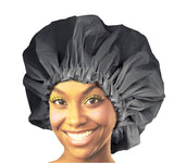 Donna Premium Collection Super Jumbo Shower Cap 2 Packs (Black/White)