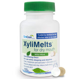 Oracoat XyliMelts Dry Mouth Relief Moisturizing Oral Adhering Discs, Mild Mint with Xylitol, 100 Count
