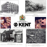 Kent A 81T X-Small Gentleman's Beard and Mustache Pocket Comb, Fine Toothed Pocket Size for Facial Hair Grooming and Styling. Saw-cut of Quality Cellulose Acetate, Hand Polished. Hand-Made in England