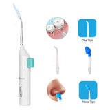 iHealthia Portable Water Flosser Manual Oral Irrigator With Nasal Wash Function