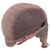 Leeven 24 Inch Long Wavy Synthetic Lace Front Wigs Orange Pink Natural Wavy Glueless Swiss Lace Wigs For Black Women Free Part High Temperature Heat Resistant Fiber Hair Wig