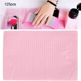 125pcs Nail Art Paper, Waterproof Nail Art Table Mat Salon Practice Manicure Pad Tool for Manicure, Tattoo, Ink Dye Practice