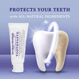 Natural 2-Pack Toothpaste for Sensitive Teeth and Gums, SLS-Free Toothpaste with Fluoride for Cavity Protection, Gluten-Free, Sugar Free, No Artificial Preservatives, 3.5 oz -SprinJene
