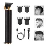 T Liners Clippers for Men - Professional Beard/Hair Trimmer with T-Blade, Cordless Li-ion Rechargeable Pro Barber Edgers Detailer Outline Hair Cutting, Zero-Gapped Sharp Blade & Guide Combs, by RAZZAX