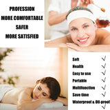 20 PCS Massage Table Sheets Sets Waterproof and Oil Proof Disposable SPA Bed Sheets Non Woven Fabric Lash Bed Cover 31" X 70"