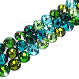 144 pcs (1 Gross) Swarovski 2058 Xilion / 2088 Xirius Rose Crystal Flat Backs No-Hotfix Rhinestones Nail Art Green & Teal Colors Mix ss7 (2.2mm) from Mychobos (Crystal-Wholesale)