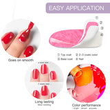 Vishine Color Changing Gel Nail Polish Set Mood Nail Gel Polish Temperature Color Changing UV LED Varnish Chameleon Gel Nail Art 10ml (Set002)