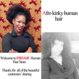 Mongolian Afro Kinkys Curly Human Hair 3 Bundles 4B 4C Afro Kinkys Bulk Human Hair Weave Weft for Black Women Natural Black 8 10 12 Inch