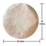 2 Pack Satin Bonnet Sleep Cap Jumbo Hair Bonnet Satin Cap for Curly or Frizzy Hair Protection - FREE Eyeglass Pouch by Juniper's Secret (Rose Pink)