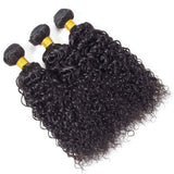 10A Brazilian Virgin Hair Curly Hair Weave 3 Bundles 12" 14" 16" 300g Virgin Brazilian Kinky Curly Weave Human Hair Bundles 100% Unprocessed Virgin Remy Hair Bundles Natural Color