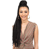 Bobbi boss Synthetic Hair Drawstring Ponytail Speedy SPUP42 Faux Loc L (1B)