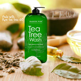 Majestic Pure Tea Tree Body Wash - Formulated to Combat Dry, Flaky Skin - Soothes, Nourishes and Moisturizes Irritated, Chapped, Problem Skin Areas - (Packaging may Vary) -16 fl. oz.