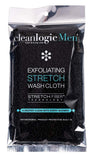 Clean Logic Mens Exfoliating Stretch Wash Cloth (Pack of 2)