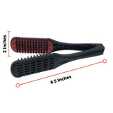 Brazilian Keratin Hair Treatment Complex DIY Kit Smoothing Keratin Treatment and Clarifying Shampoo - Professional Effective Fast Acting Formula (Plus Double Sided Brush)