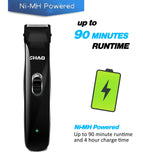 Electric Shaver and Beard Trimmer - 5 in 1 Multi-functional Rechargeable Cordless Grooming Kit for Men and Women- Face, Body, Beard, Nose Hair Trimmer with Micro Shaver, RCF-2059 (Black)