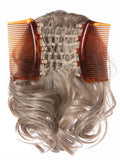 11" Wonderfully Curly CanDo Combs Color Dark Blonde - Toni Brattin Wigs Clip in Pony Big Curls Changelite 100% Heat Friendly Synthetic Natural Healthy Bollo de pelo updo Bundle MaxWigs Hairloss Booklet