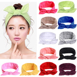 12pcs Solid Color Women Headbands Headwraps Hair Band Cotton Stretchy Turban Bows Accessories for Women Fashion Sport