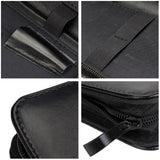 Neverland Beauty 1pc Hair Scissors Bag Leather Barber Salon Cases for hair scissors Hairdresser Accessories Shears Handbag Holder Styling Tools Storage Case (Black)