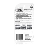 GUM - 6505RW Soft-Picks Advanced Dental Picks, 90 Count (Pack of 4)