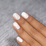 ILNP Love Triangle - Metallic Silver, Gold, and Rose Flakie Topper Nail Polish, Chip Resistant, 7-Free, Non-Toxic, Vegan, Cruelty Free, 12ml
