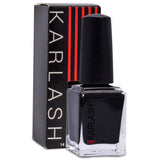 Karlash Nail Polish, Black, Halloween Wicked, Pure Black, Dark Color .05 Ounce