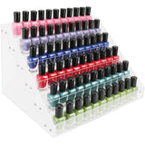 Nail Polish Organizer, Umirokin 6 Tiers Acrylic Organizer Storage Case Display Rack Holders for Ink Nail Polish Essential Oil Cosmetic Dropper Bottle（54-90 Bottles）