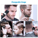 Professional Hair Clippers for Men, ELECTRFIRE Cordless Rechargeable Grooming Kit Professional Hair Trimmer Waterproof for Hair Cutting, LED Display