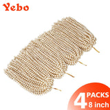 4 pack spring twist crochet braiding hair Ombre Colors Synthetic Hair Extension (#613)