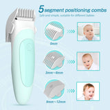 Baby Hair Clipper, Professional Baby Hair Trimmer for Infants and Kids, Electric Toddler Hair Clipper, Ultra Quiet Waterproof Rechargeable Baby Haircut Kit.