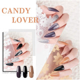 Dipping Powder Nail Starter Kit - 6 Pastel Fall Winter Colors Candy Lover Dip Powder System Acrylic for French Nail Art Essential set, No Curing Needed Portable Kit for Travel