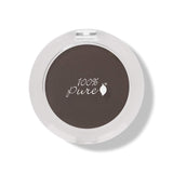 100% PURE Pressed Powder Eye Shadow (Fruit Pigmented), Potatoe Shimmer Eyeshadow, Buildable Pigment, Easy to Apply, Natural Makeup (Matte Deep Cedar Brown) - 0.07 oz
