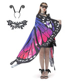 Butterfly Wings,'2020 latest' Butterfly Costumes+Butterfly lace mask+Insect Antenna Headband,Halloween Costumes for women