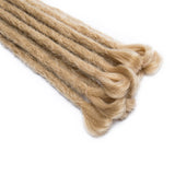 20" Dreadlock Extension Ombre For Hip-Hop Synthetic Heat Resistant Crochet Braiding Hair Handmade Reggae Extension Twist Braiding Hairpiece Box Braid For Man Women(20strands/4packs,ash blonde)