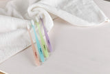 [KENT] COMPACT Small Head Extra Soft Toothbrush for Sensitive Teeth, Gums for Adults & Teens with Braces - (Set of 6)