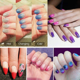 Vishine Color Changing Gel Nail Polish Set Mood Nail Gel Polish Temperature Color Changing UV LED Varnish Chameleon Gel Nail Art 10ml (Set002)