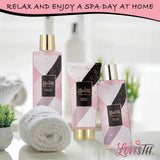 Bath & Body Spa Gift Basket for Women, Best Gift Idea for Christmas, Mother’s Day & Birthday, Black Vanilla Set Includes Bubble Bath, Shower Gel, Shampoo, Body Scrub, Message Oil, Bath Salt, Bath Bomb