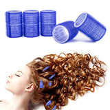 Hair Rollers, 12 Pack Self Grip Salon Hairdressing Curlers, DIY Curly Hairstyle,Colors May Vary, Large