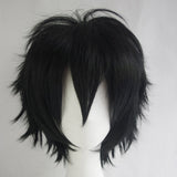 Max Beauty Anime Short Cosplay Wigs With Bangs for Miya Unisex Heat Resistant Hair for Party and Halloween for Gift + Free Cap