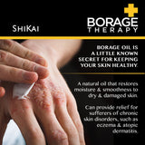 ShiKai - Borage Therapy Plant-Based Dry Skin Lotion, Soothing & Moisturizing Relief For Dry, Irritated & Itchy Skin, Non-Greasy, Sensitive Skin Friendly (Unscented, 8 Ounces)